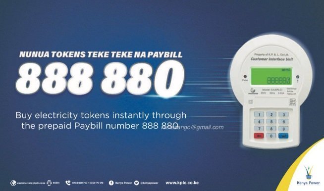kplc tokens charges